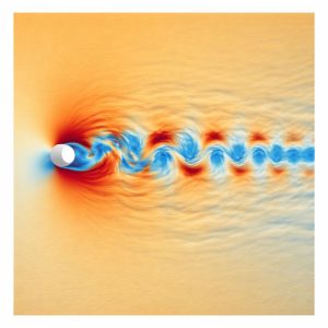 von Kármán Cylinder (OpenFOAM 13)